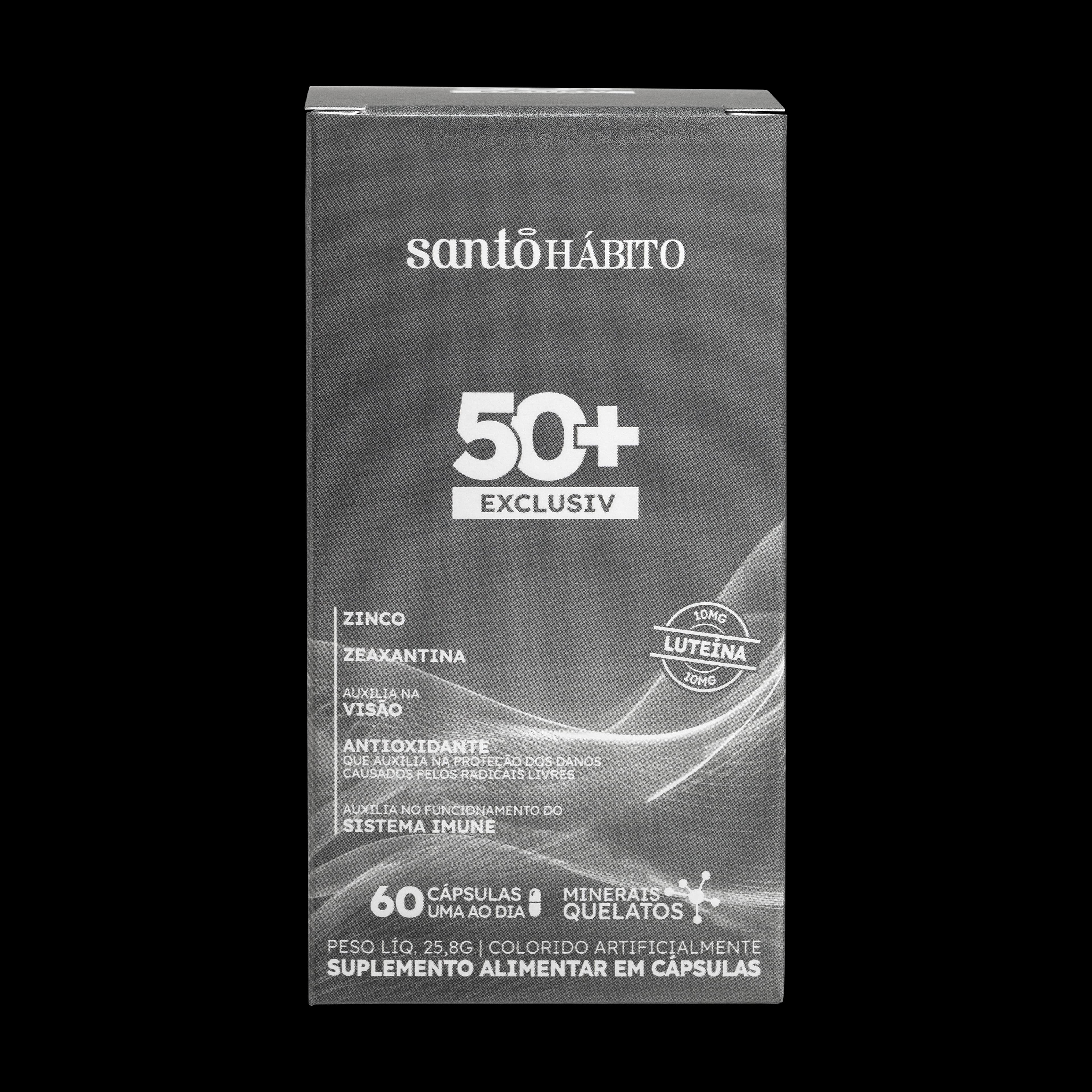 Suplemento Alimentar 50+ Exclusiv Santo Hábito - 60 Cápsulas
