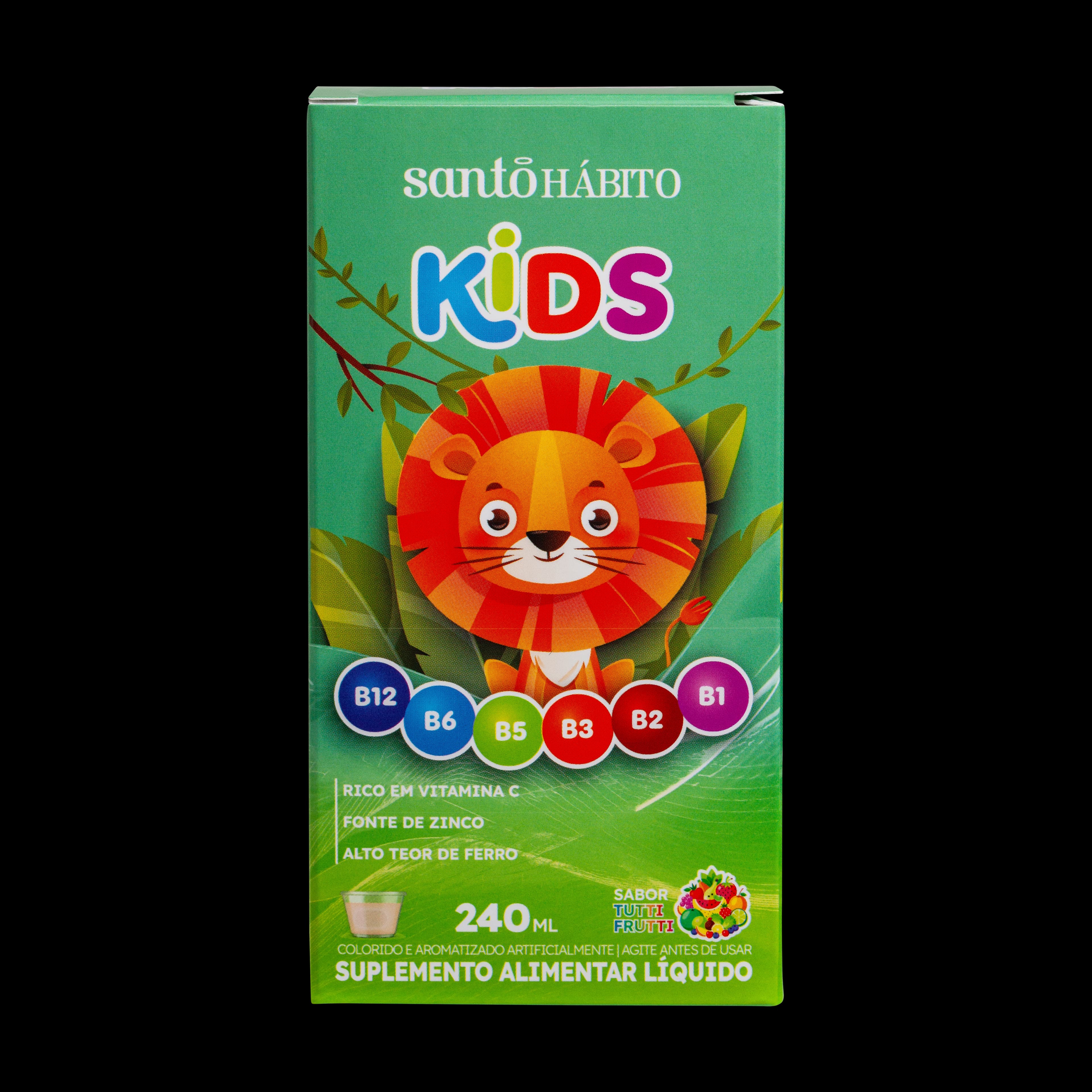Suplemento Alimentar Líquido Kids Santo Hábito 240ml