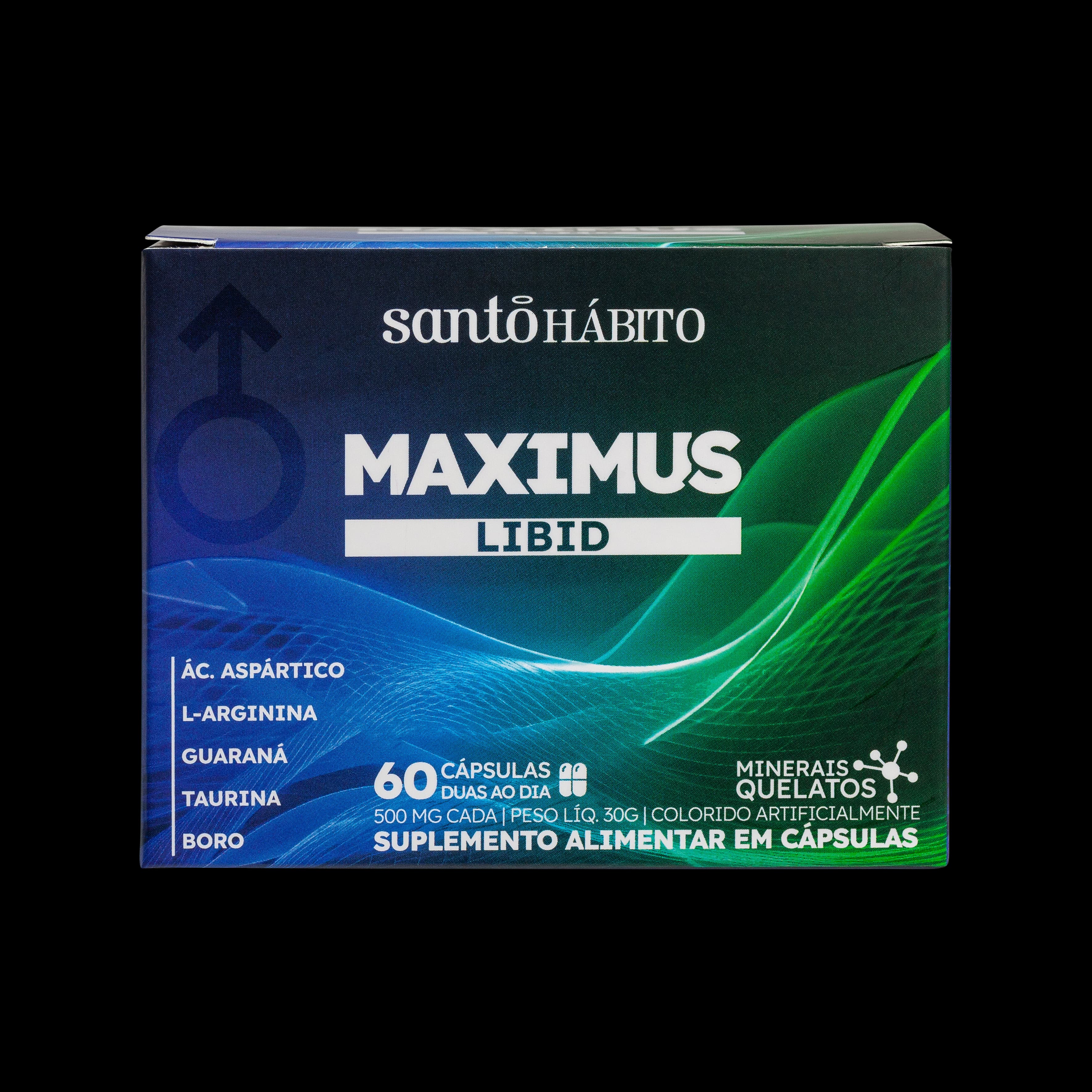 Suplemento Alimentar Maximus Libid Santo Hábito - 60 Cápsulas